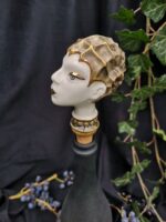 Lady of the Ocean Ceramic Wine Cork - Unveiling Faces in Corks - Image 2