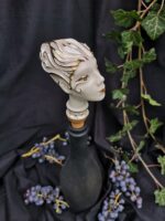 Zodiac Ceramic Wine Corks - PISCES - White and grey color - Image 6