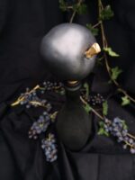 Apple Inspired Ceramic Wine Cork - Matte dark grey color