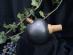 Apple Inspired Ceramic Wine Cork - Matte dark grey color - Image 2