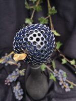 Apple Inspired Ceramic Wine Cork - Deep blue color - Image 2