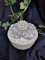 Blossom Jewelry Box - Pearl White color