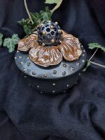Blossom Jewelry Box - Black and bronze color