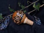 Round Elegance Wine Cork - Brown color - Image 3
