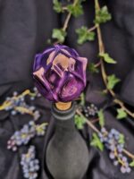 Tulip Inspired Ceramic Wine Cork - Purple color - Image 2