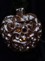 Apple-Shaped Candle Holder - Bronze color - Image 5
