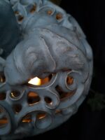 Apple-Shaped Candle Holder - Blueish grey - Image 5