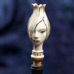 Zodiac Ceramic Wine Corks - GEMINI - Pearly white and gold - Image 3