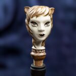 Zodiac Ceramic Wine Corks - LEO - Brown color - Image 3