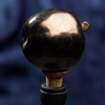 Apple Inspired Ceramic Wine Cork - Matte dark brown color