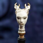 Zodiac Ceramic Wine Corks - CANCER - White, grey and gold color - Image 6