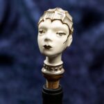Lady of the Ocean Ceramic Wine Cork - Unveiling Faces in Corks - Image 5