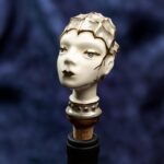 Lady of the Ocean Ceramic Wine Cork - Unveiling Faces in Corks - Image 6